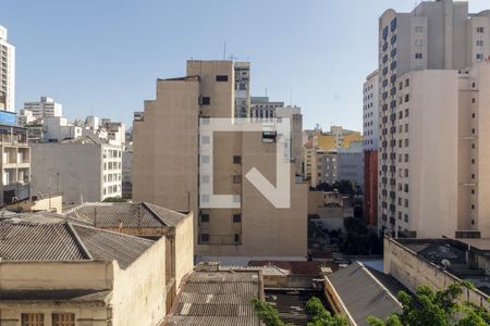 Vista do Studio de kitnet/studio para alugar com 1 quarto, 23m² em República, São Paulo