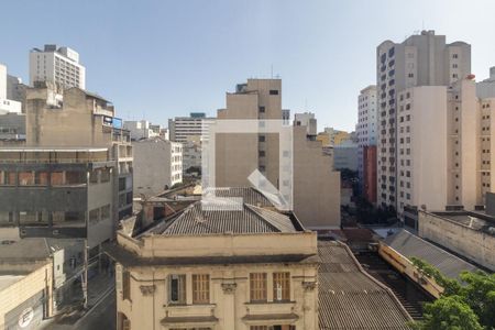 Vista do Studio de kitnet/studio para alugar com 1 quarto, 23m² em República, São Paulo