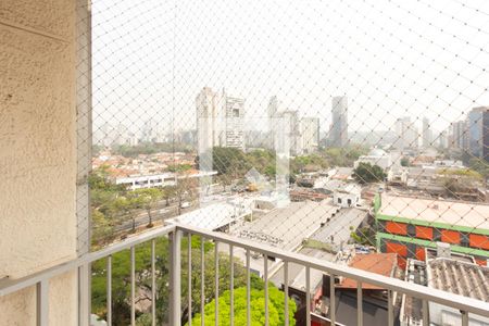 Varanda da Sala de apartamento à venda com 1 quarto, 55m² em Vila Olímpia, São Paulo