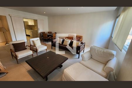 Sala de apartamento para alugar com 2 quartos, 117m² em Boqueirão, Santos