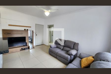 Detalhe Sala de apartamento para alugar com 2 quartos, 96m² em Aparecida, Santos