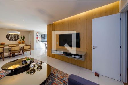 Sala de apartamento à venda com 4 quartos, 143m² em Cidade Jardim, Belo Horizonte