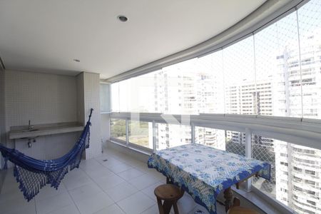 Varanda da Sala de apartamento à venda com 3 quartos, 115m² em Barra da Tijuca, Rio de Janeiro