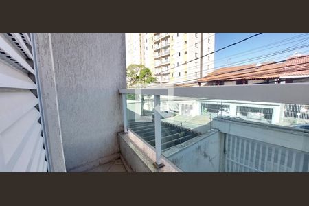Varanda Quarto 1 suíte de casa à venda com 3 quartos, 74m² em Vila America, Santo André