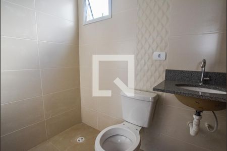 Banheiro da Suíte de apartamento à venda com 2 quartos, 104m² em Vila Alto de Santo Andre, Santo André