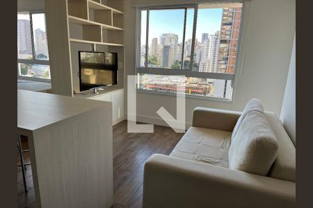 Sala  de apartamento para alugar com 1 quarto, 30m² em Perdizes, São Paulo