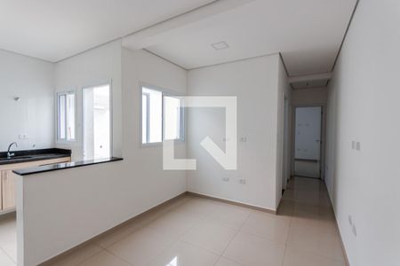 Sala de apartamento à venda com 2 quartos, 56m² em Parque Novo Oratório, Santo André