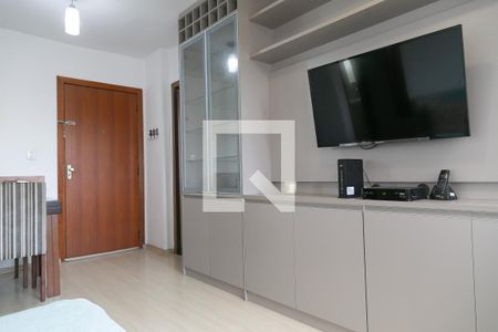 Sala de apartamento à venda com 1 quarto, 48m² em Cristal, Porto Alegre