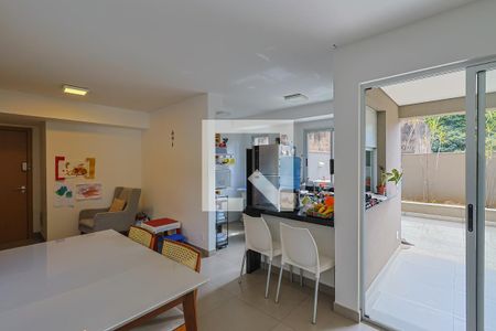 Sala de apartamento à venda com 2 quartos, 82m² em Boa Viagem, Belo Horizonte