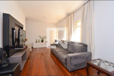 Sala de estar de apartamento à venda com 3 quartos, 110m² em Anchieta, Belo Horizonte