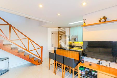 Sala de apartamento para alugar com 1 quarto, 60m² em Vila Cruzeiro, São Paulo