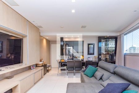 Sala de apartamento à venda com 3 quartos, 77m² em Grajaú, Belo Horizonte