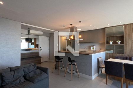 Sala de apartamento para alugar com 3 quartos, 150m² em José Menino, Santos