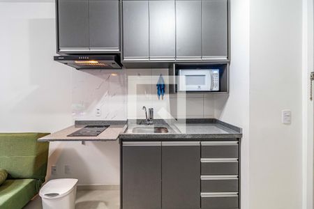 Cozinha de apartamento para alugar com 1 quarto, 26m² em Butantã, São Paulo