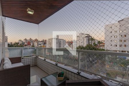 Sala - Varanda de apartamento para alugar com 2 quartos, 103m² em Castelo, Belo Horizonte