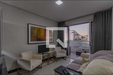 Sala de apartamento para alugar com 2 quartos, 103m² em Castelo, Belo Horizonte
