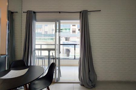 Varanda de apartamento para alugar com 1 quarto, 55m² em Cidade Ocian, Praia Grande
