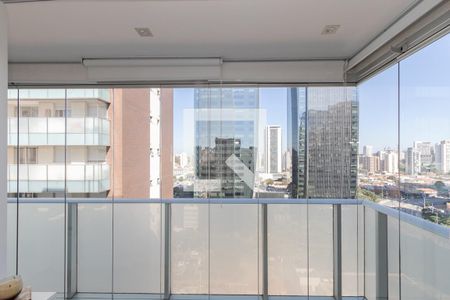 Varanda de kitnet/studio para alugar com 1 quarto, 34m² em Santo Amaro, São Paulo