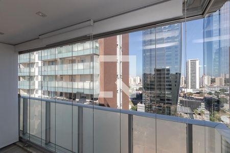 Varanda de kitnet/studio para alugar com 1 quarto, 34m² em Santo Amaro, São Paulo