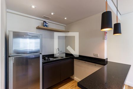 Cozinha de apartamento à venda com 1 quarto, 48m² em Santa Cecília, São Paulo