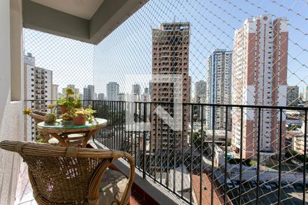 Varanda da Sala de apartamento à venda com 2 quartos, 65m² em Vila Azevedo, São Paulo