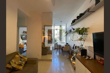 Sala de apartamento para alugar com 2 quartos, 48m² em Flamengo, Rio de Janeiro