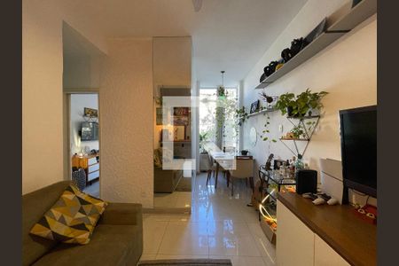 Sala de apartamento para alugar com 2 quartos, 48m² em Flamengo, Rio de Janeiro