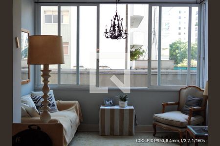 Varanda da Sala de apartamento para alugar com 3 quartos, 160m² em Cerqueira César, São Paulo