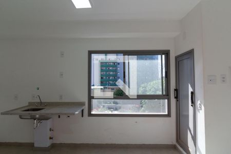 Sala/Cozinha de kitnet/studio para alugar com 1 quarto, 27m² em Chácara Seis de Outubro, São Paulo