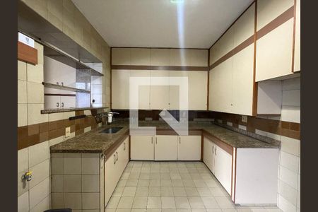 Cozinha de apartamento para alugar com 3 quartos, 130m² em Laranjeiras, Rio de Janeiro