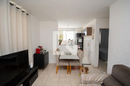 Sala de apartamento à venda com 2 quartos, 49m² em Olaria, Contagem