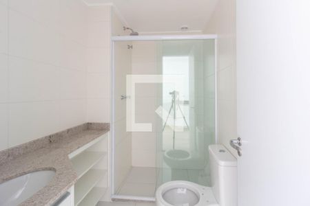 Banheiro do Studio de kitnet/studio para alugar com 1 quarto, 40m² em Vila Camargos, Guarulhos