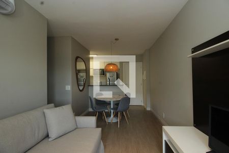 Sala de apartamento para alugar com 2 quartos, 63m² em Jardim Leonor, São Paulo
