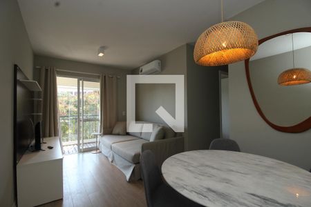 Sala de apartamento para alugar com 2 quartos, 62m² em Jardim Leonor, São Paulo