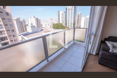 Varanda sala de apartamento para alugar com 3 quartos, 100m² em Aclimação, São Paulo