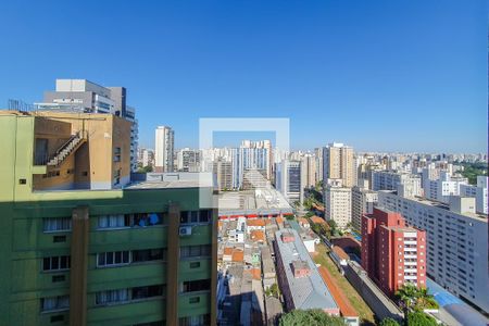 sala vista de apartamento à venda com 1 quarto, 33m² em Vila Mariana, São Paulo