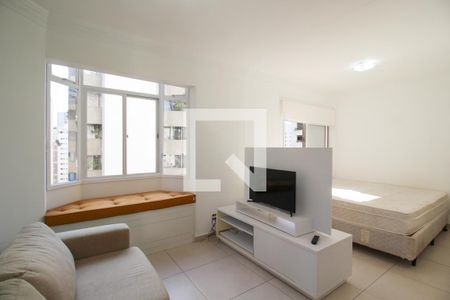 Sala de apartamento à venda com 1 quarto, 43m² em Vila Nova Conceição, São Paulo