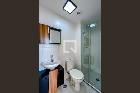 Banheiro da Suíte de apartamento para alugar com 1 quarto, 25m² em Alto da Mooca, São Paulo