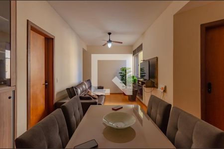 Sala de apartamento à venda com 4 quartos, 98m² em Candelária, Belo Horizonte