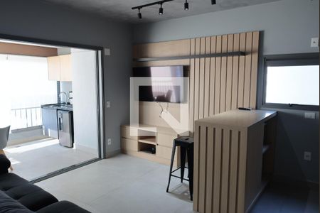 Sala de apartamento à venda com 3 quartos, 78m² em Moema, São Paulo