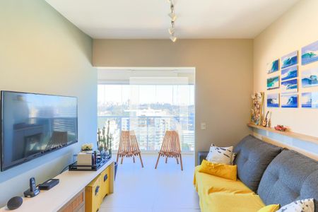 Sala de apartamento à venda com 2 quartos, 75m² em Vila Gertrudes, São Paulo