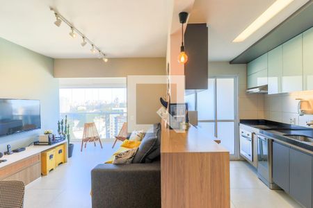 Sala de apartamento à venda com 2 quartos, 75m² em Vila Gertrudes, São Paulo
