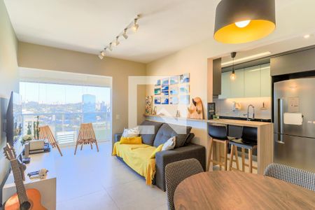 Sala de apartamento à venda com 2 quartos, 75m² em Vila Gertrudes, São Paulo