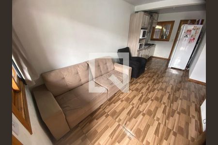 Sala de casa de condomínio para alugar com 2 quartos, 50m² em Jardim Algarve, Alvorada