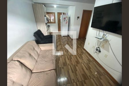 Sala de casa de condomínio para alugar com 2 quartos, 50m² em Jardim Algarve, Alvorada