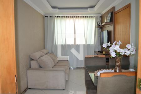Sala de apartamento para alugar com 3 quartos, 68m² em Arvoredo 2ª Seção, Contagem
