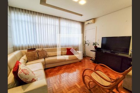 Sala de apartamento à venda com 3 quartos, 140m² em Sion, Belo Horizonte