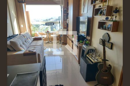 sala de apartamento à venda com 2 quartos, 70m² em Buritis, Belo Horizonte