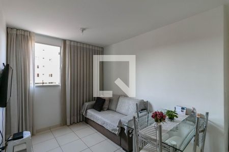 Sala de apartamento para alugar com 2 quartos, 47m² em Caiçaras, Belo Horizonte