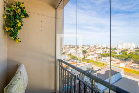 Varanda da sala de apartamento à venda com 2 quartos, 50m² em Vila Valparaiso, Santo André